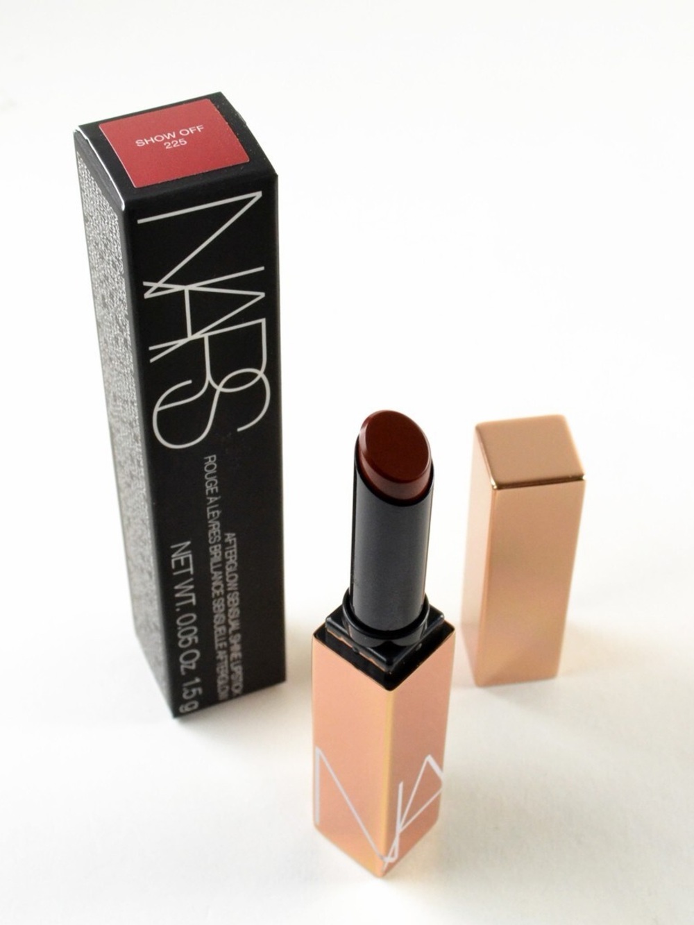 NARS Show Off Lipstick in Deep Brown (225) — Rich Chocolate Shade